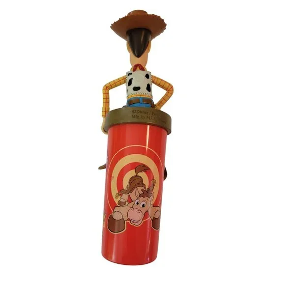 Disney Parks Exclusive Woody Souvenir Sippy Cup Toy Story 2 Bullseye Pixar - Picture 5 of 12